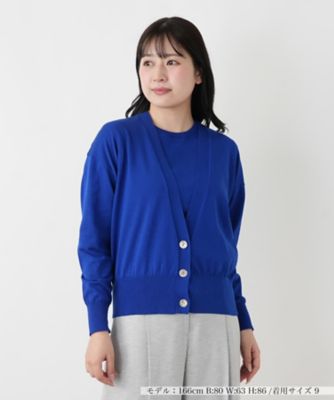 ＜BOURGE (Women)＞Ｖネックカーディガン