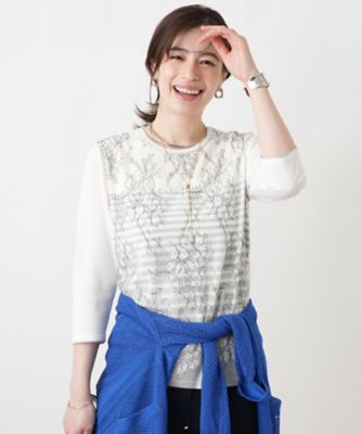 ⭐︎ 〜13号　⭐︎伊太利屋　シワ加工　プリーツ　ホワイト 7分袖　皇族級インナー ⭐︎ 〜13号 ⭐︎伊太利屋 シワ加工 プリーツ ホワイト 7分袖 皇族級