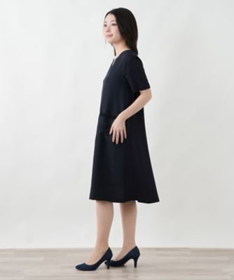 キーネックサックワンピース【LE TRICOT PERUGIA