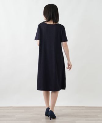 キーネックサックワンピース【LE TRICOT PERUGIA