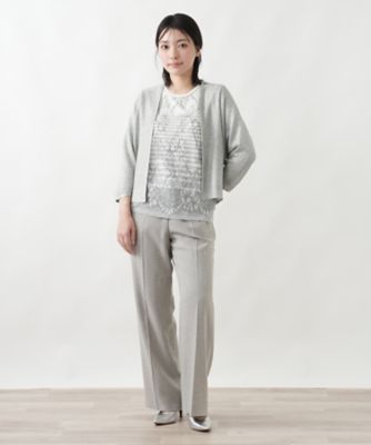 スパンコールカーディガン【LE TRICOT PERUGIA