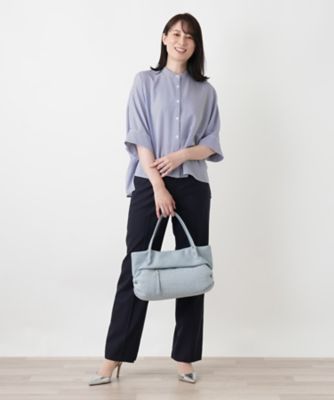 パンチング切替編み込みトートバッグ | Leilian (Women)/レリアン