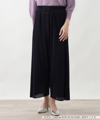 サマーコーデュロイワイドパンツ【Leilian WHITE