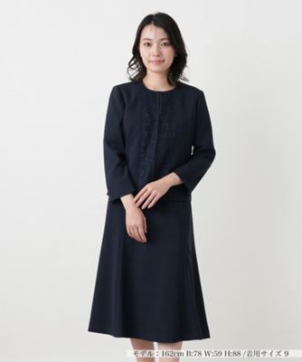 ◎当日発送可能【美品】レリアン　シルク混　セレモニー　９号　ブルーグレー スーツ【セレモニー】|レリアン | レリアン公式オンラインストア