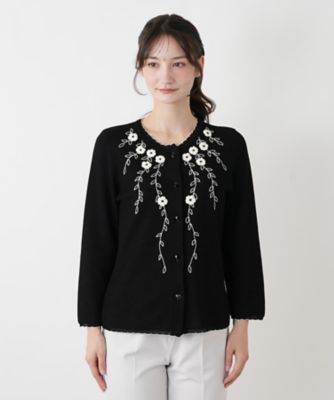 フラワー刺繍カーディガン【CORSINI ＆ PROTI】 | Leilian 
