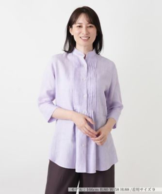 【verybrain】ベリーブレイン西もなかAMO着フラワーチュニック伊勢丹 ピンタックフレアブラウス | Leilian (Women)/レリアン | 三越伊勢丹