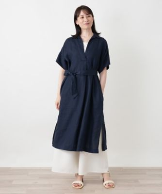 スキッパーチュニックブラウス【ROSSO35】 | Leilian (Women