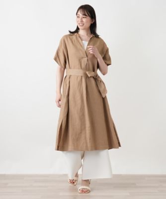 連動【新品】J.Crew オリーブ スキッパー チュニック シルク スキッパーチュニックブラウス【ROSSO35】 | Leilian (Women