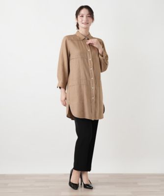 切替チュニックブラウス【ROSSO35】 | Leilian (Women