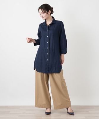 切替チュニックブラウス【ROSSO35】 | Leilian (Women