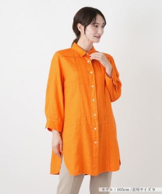 切替チュニックブラウス【ROSSO35】 | Leilian (Women