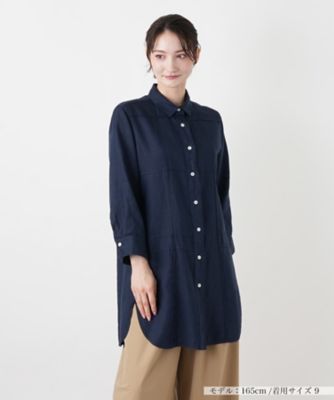 伊太利屋　チュニック　ブラウス　【15号】 切替チュニックブラウス【ROSSO35】 | Leilian (Women