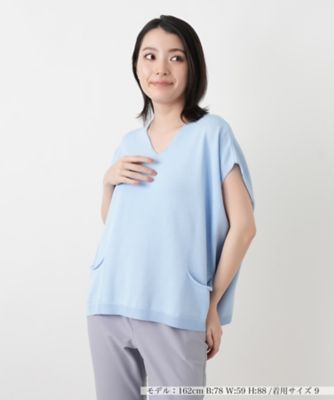 ＜Leilian (Women)＞Ｖネックニットベスト