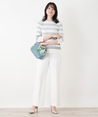 ＜Leilian (Women)＞ウエストゴムパンツ【ＲＯＣＨＡＳ　Ｐｒｅｍｉｅｒｅ】