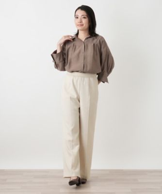 センタープレスパンツ【ROCHAS Premiere】 | Leilian