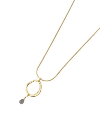 ＜Leilian (Women)＞フープモチーフコードネックレス
