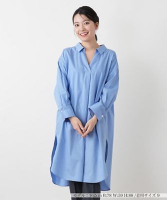 ＜Leilian (Women)＞スキッパーロングシャツブラウス