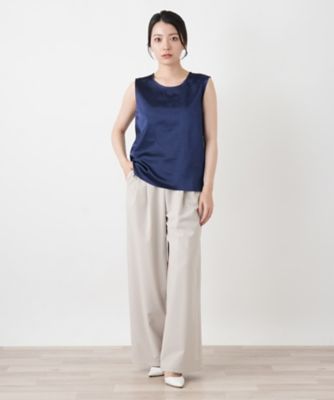 サテンタンクトップ | BOURGE (Women)/ブールジュ | 三越伊勢丹