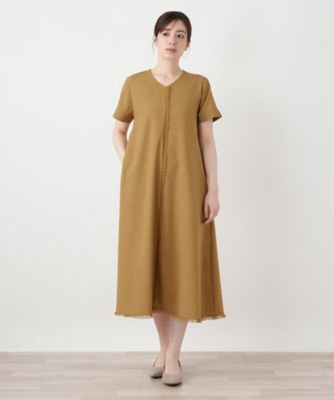 BEIGE, フレアワンピース Vネックフレアワンピース | BOURGE (Women)/ブールジュ | 三越伊勢丹