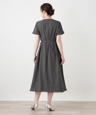 Vネックフレアワンピース | BOURGE (Women)/ブールジュ | 三越伊勢丹