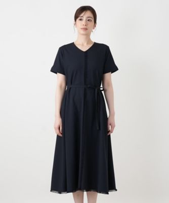 Vネックフレアワンピース | BOURGE (Women)/ブールジュ | 三越伊勢丹