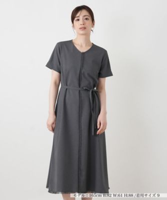 Vネックフレアワンピース | BOURGE (Women)/ブールジュ | 三越伊勢丹