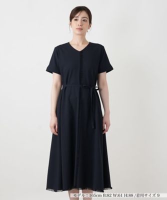 Vネックフレアワンピース | BOURGE (Women)/ブールジュ | 三越伊勢丹