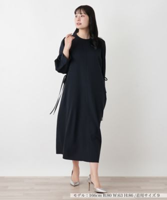 ＜BOURGE (Women)＞サイドコードボリュームワンピース