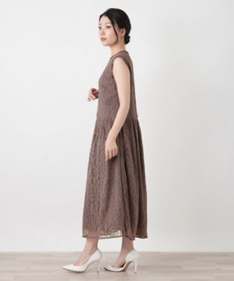 総レースフレアワンピース | BOURGE (Women)/ブールジュ | 三越伊勢丹