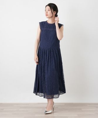 総レースフレアワンピース | BOURGE (Women)/ブールジュ | 三越伊勢丹