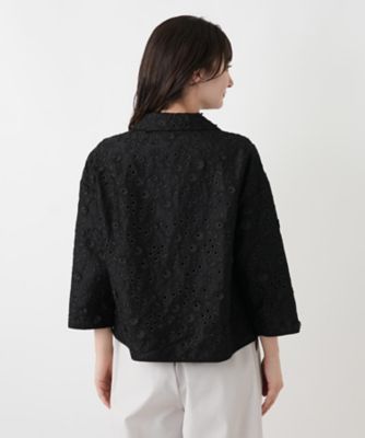 アイレット刺繍ジャケット | Leilian (Women)/レリアン | 三越伊勢丹