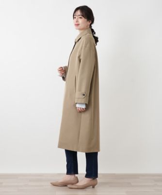 極美品・近年モデル・サイズ13号✨レリアン　フーデッドコート　比翼　ブラック　春 近年モデル 現行 レリアン Leilian 13号 大きいサイズ ショールカラ