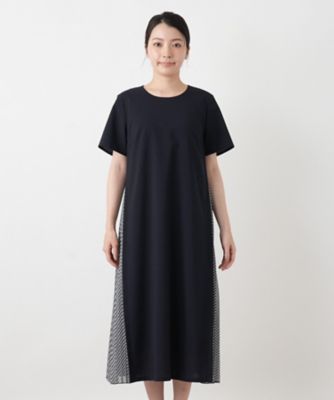 洗えるサイドプリーツ切替ワンピース | Leilian (Women)/レリアン