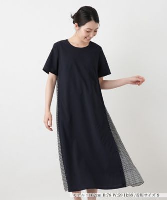 洗えるサイドプリーツ切替ワンピース | Leilian (Women)/レリアン