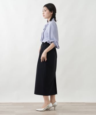 ベルテッドタックスカート【Leilian WHITE LABEL