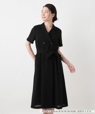 極美‼️レリアン　洗える　クルーネックフレアワンピース　M クルーネックフレアワンピース | Leilian (Women)/レリアン | 三越