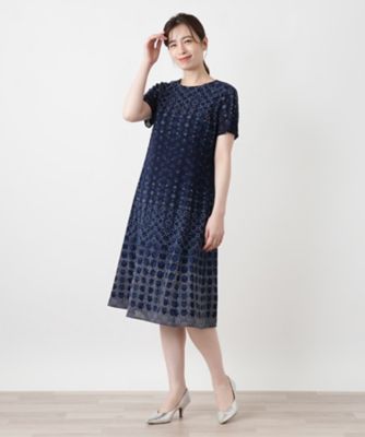 ドット柄フレアワンピース | Leilian (Women)/レリアン | 三越伊勢丹