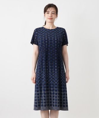 ドット柄フレアワンピース | Leilian (Women)/レリアン | 三越伊勢丹