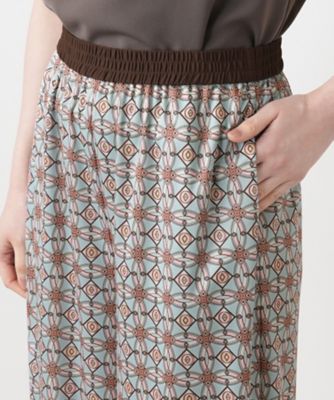 幾何学柄ワイドパンツ | Leilian (Women)/レリアン | 三越伊勢丹
