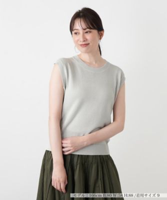 スパンコールノースリーブニット | Leilian (Women)/レリアン | 三越