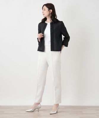 新品 Leilian レリアン 袖メロースタンドネックブラウス 13号 シアー ノーカラーシアーブラウス | Leilian (Women)/レリアン | 三越伊勢丹