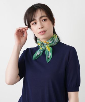 シルクプリントスカーフ | Leilian (Women)/レリアン | 三越伊勢丹