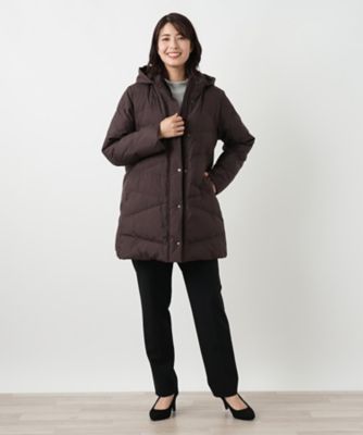 クロスステッチダウンコート | Leilian (Women)/レリアン | 三越伊勢丹