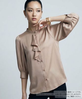 ＜BOURGE (Women)＞ラッフルボウタイブラウス