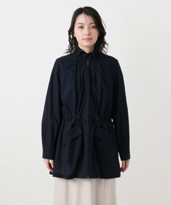 フリルスタンドカラージャケット【Leilian WHITE