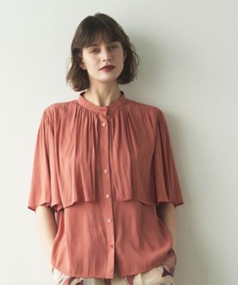 ＜BOURGE (Women)＞ケープライクブラウス