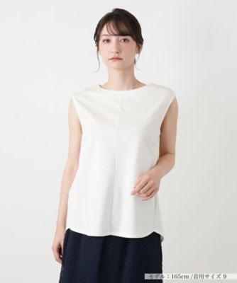 新品◆販売中◆シビラ　フレンチスリーブカットソー　薄ベージュ　Ｍ　日本製 フレンチスリーブカットソー【BOURGE】 | BOURGE (Women