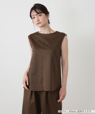 beardsley  敦賀刺繍　フレンチスリーブカットソー BEARDSLEY（ビアズリー）の「フロント刺繍フレンチカットソー（Tシャツ
