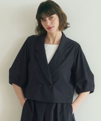 ＜BOURGE (Women)＞エアドッツクロップドジャケット
