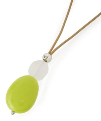 ＜Leilian (Women)＞ストーン風モチーフコードネックレス